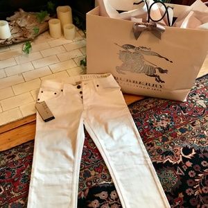 Burberry Brit Men's Skinny White Jeans (28x32)